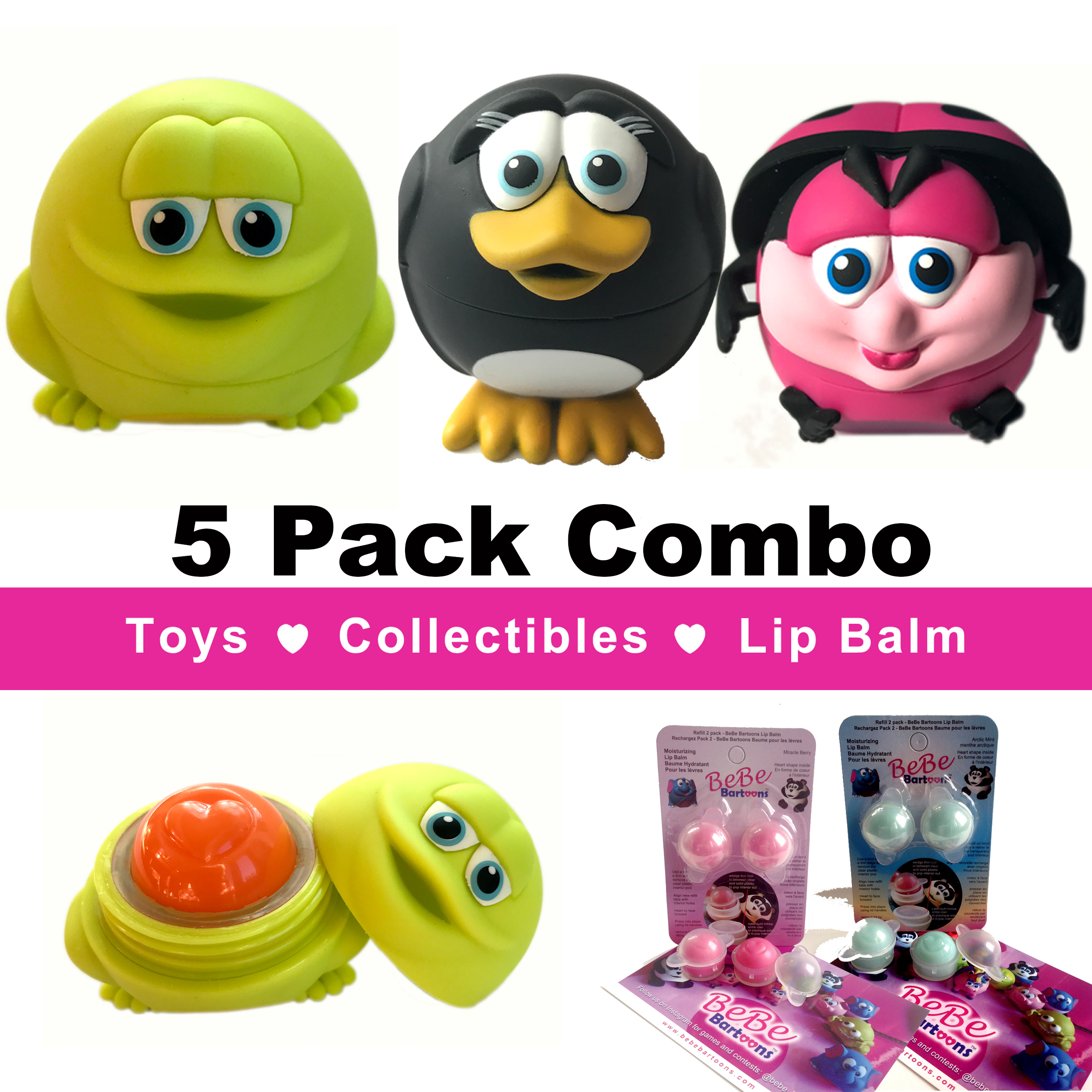 5-Pack-Lip-Balm Bundle